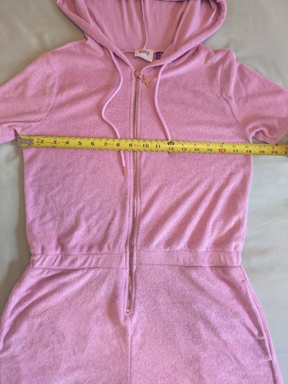 Women’s Pink Zip-Up Hoodie Jacket - Picture 6 of 13